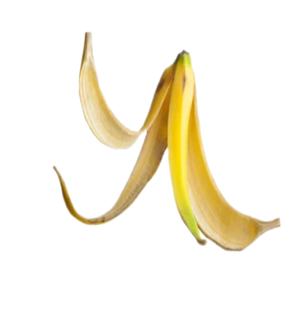 Banana And Banana Peel Template Printable