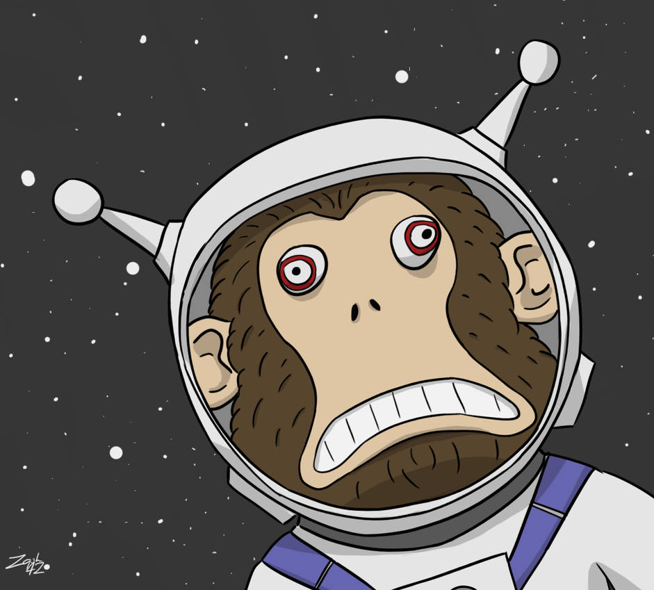 Jangles the space monkey Blank Meme Template