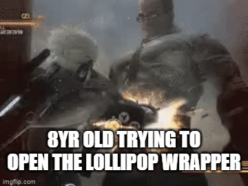 Image Title | 8YR OLD TRYING TO OPEN THE LOLLIPOP WRAPPER | image tagged in gifs,funny memes,fun,funny,funny meme,lol so funny | made w/ Imgflip video-to-gif maker
