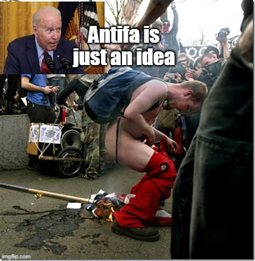 Antifa is just an idea | made w/ Imgflip meme maker