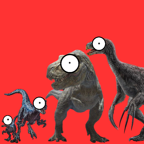 Shocked Dinos Blank Meme Template