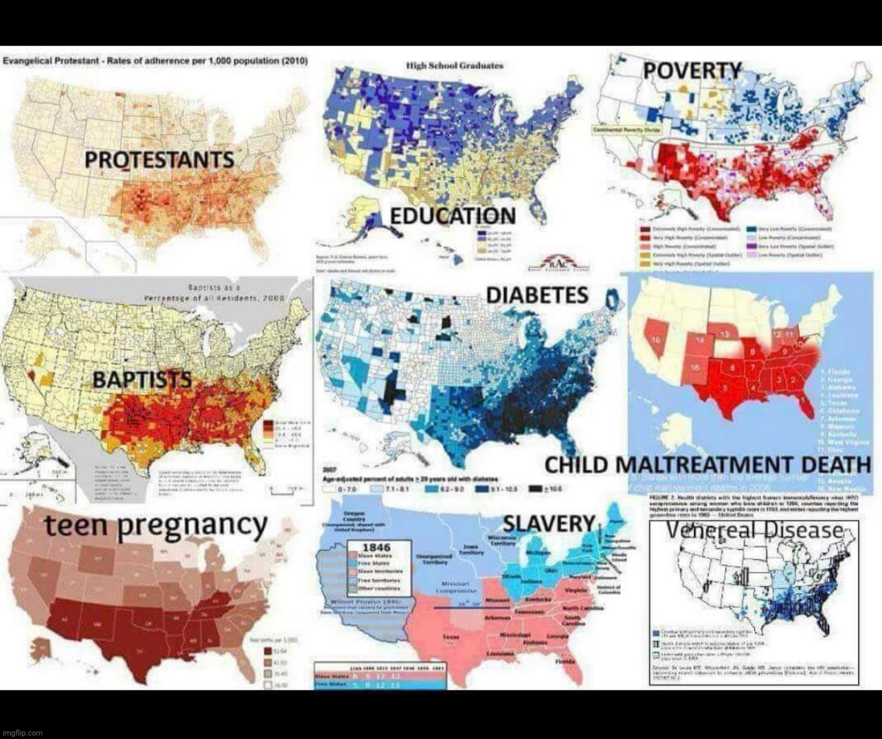 image tagged in map,charts,south,red states,gop,confederate | made w/ Imgflip meme maker