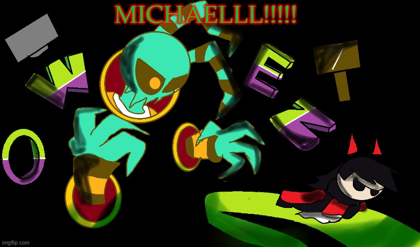 Get Back Here! | MICHAELLL!!!!! | image tagged in final escape | made w/ Imgflip meme maker