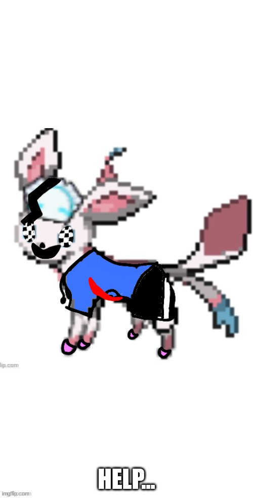 (note: art by -Chara_TGM-) | HELP... | image tagged in sansyon last breath | made w/ Imgflip meme maker