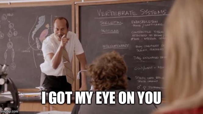 I Got My Eyes On You | I GOT MY EYE ON YOU | image tagged in i got my eyes on you | made w/ Imgflip meme maker