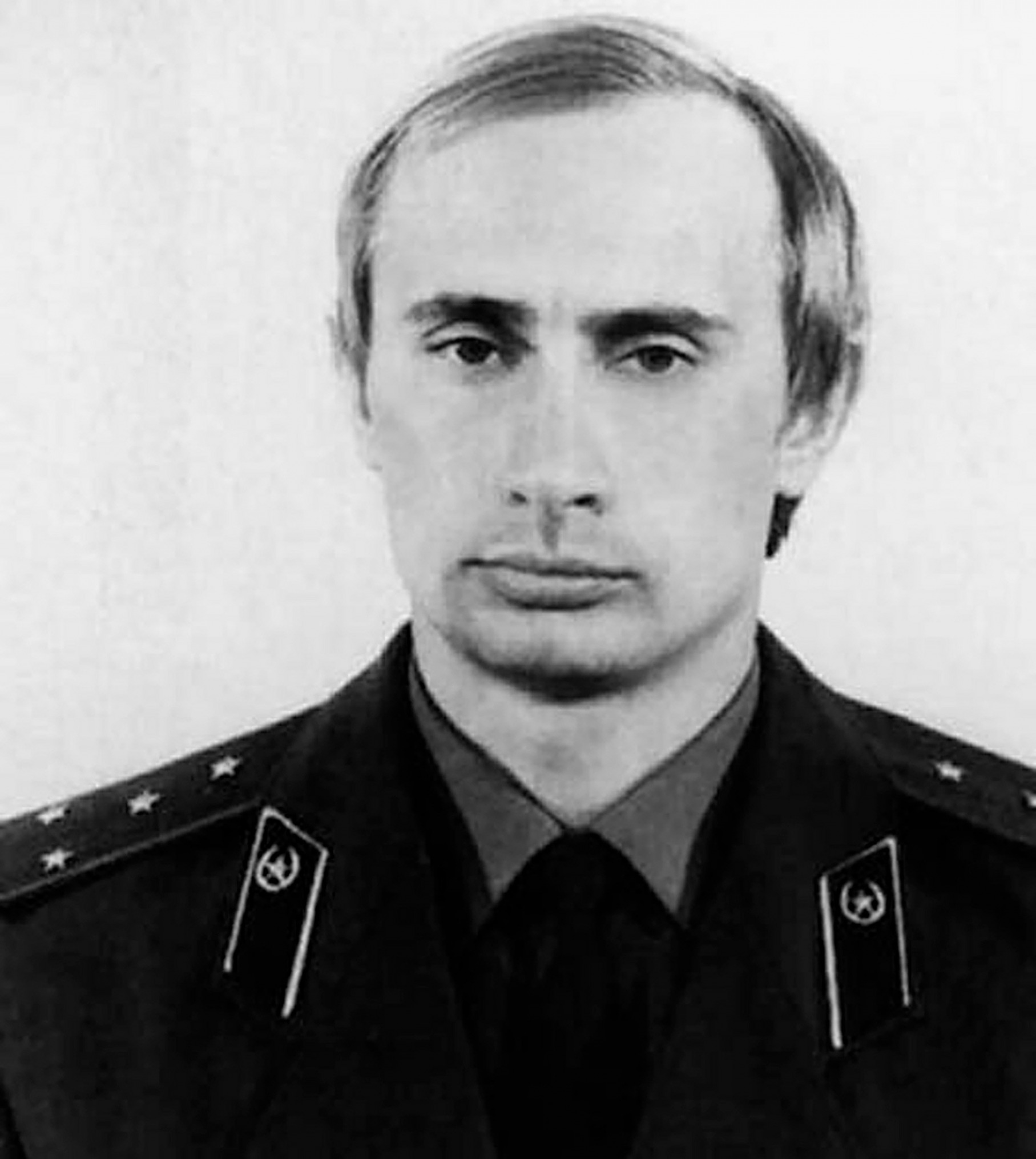 Vladimir Putin, KGB colonel. Blank Meme Template