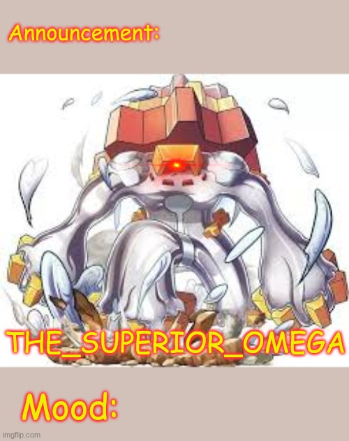 The_Superior_Omega Daybreak Chungusannouncement temp | image tagged in the_superior_omega daybreak chungusannouncement temp | made w/ Imgflip meme maker
