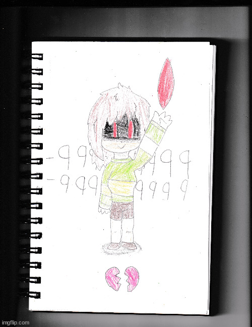 the thing i drew for school | made w/ Imgflip meme maker