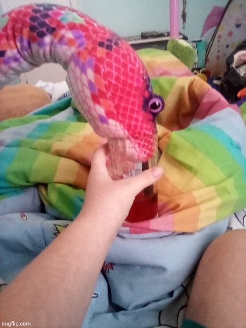 he havin a drink | made w/ Imgflip meme maker