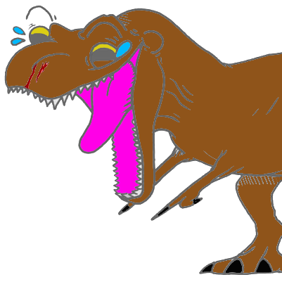 Rexy laughs Meme Template