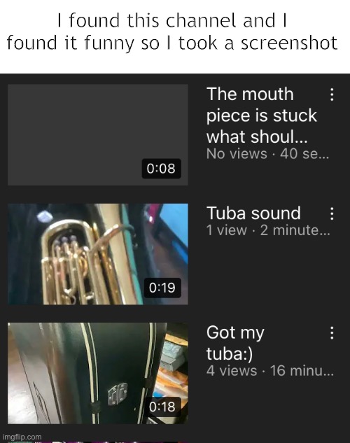 Random meme | I found this channel and I found it funny so I took a screenshot | image tagged in youtube,problems | made w/ Imgflip meme maker