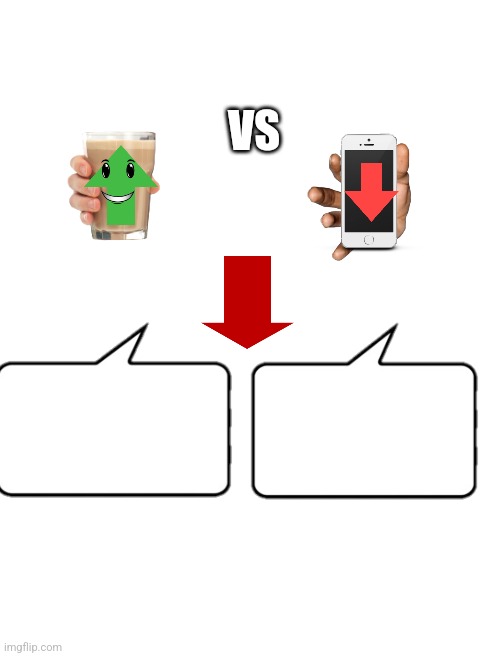 Can this get famous? | VS | image tagged in blank white template | made w/ Imgflip meme maker