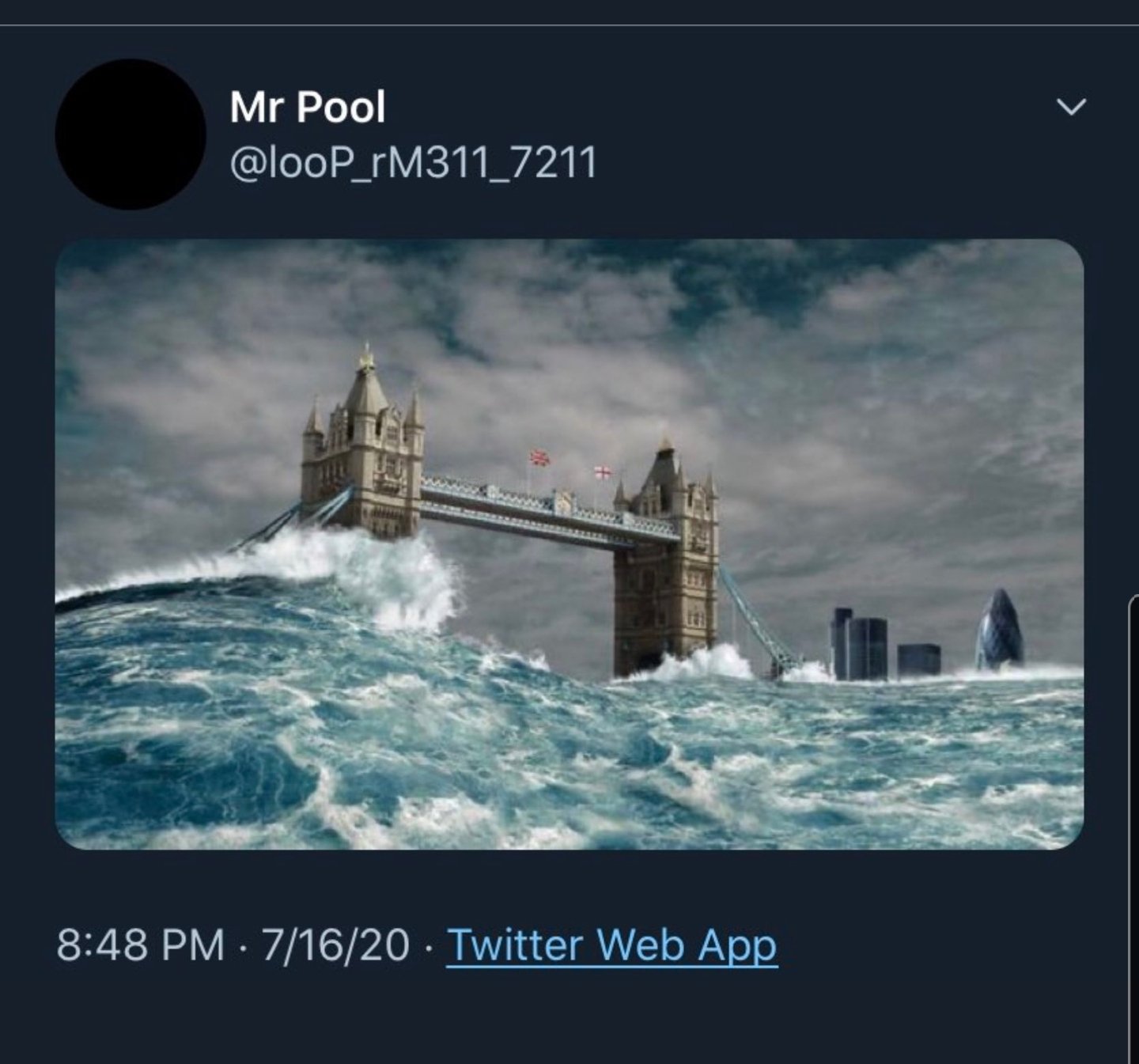 High Quality London Bridge is Down Blank Meme Template