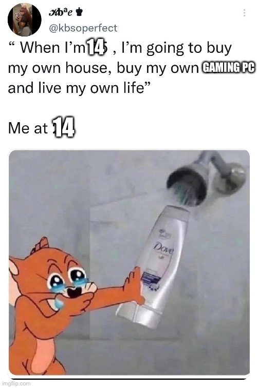14; GAMING PC; 14 | made w/ Imgflip meme maker