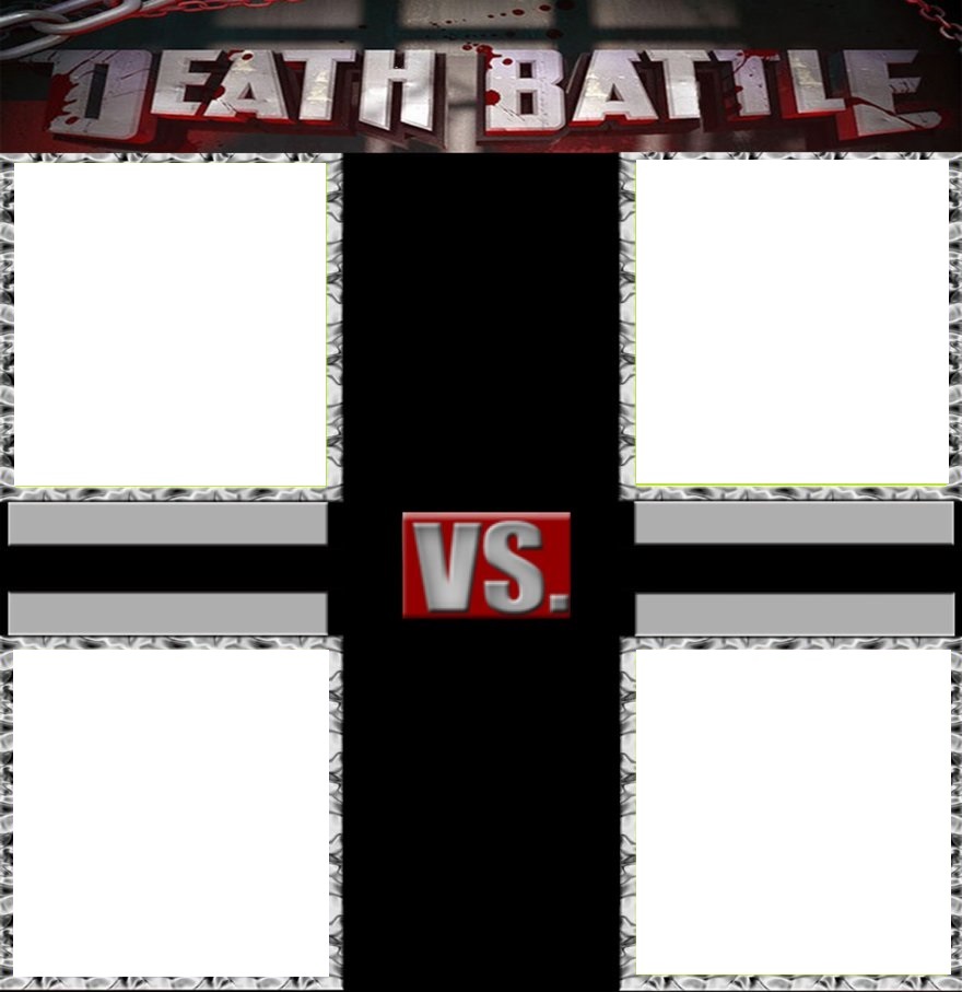 High Quality Death Battle of four Blank Meme Template