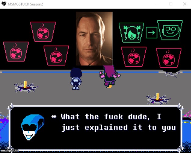 Yeah, I know, I still have to fix the face sprites | made w/ Imgflip meme maker