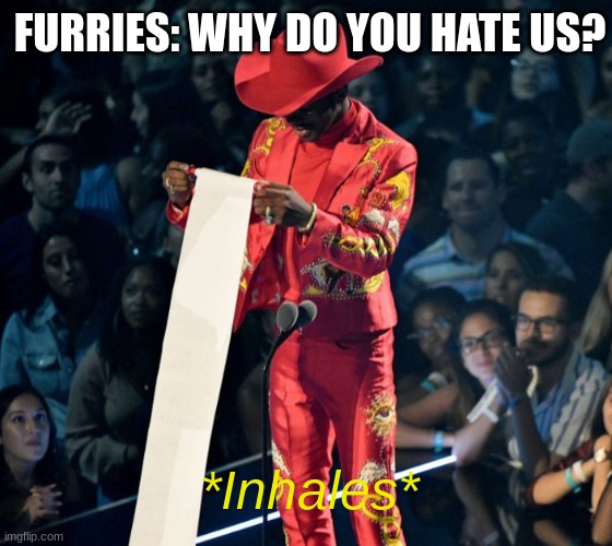 Here we go | FURRIES: WHY DO YOU HATE US? *Inhales* | image tagged in memes,tag,stop reading the tags | made w/ Imgflip meme maker