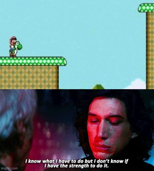 image tagged in kylo ren,yoshi sacrifice,yoshi,i know what i have to do but i don t know if i have the strength | made w/ Imgflip meme maker