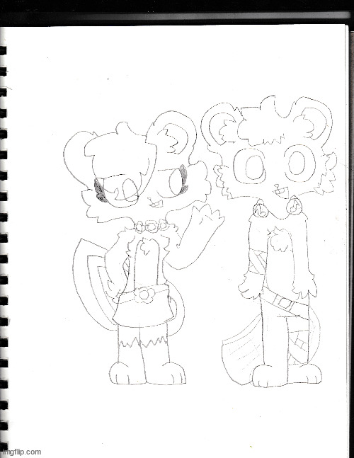 my htf au cyberpunk: handy and petunia | made w/ Imgflip meme maker