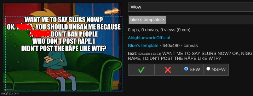 blue is trying to raid streams i moderate | image tagged in memes,funny,blue,blue stop,i hate blue,blue sucks | made w/ Imgflip meme maker