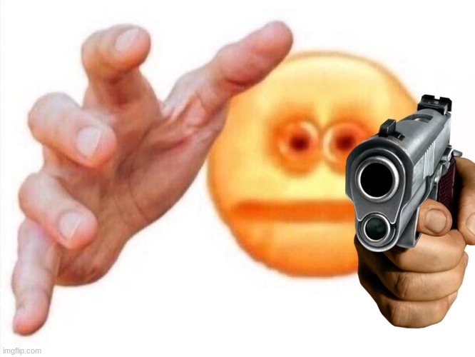 cursed emoji hand grabbing | image tagged in cursed emoji hand grabbing | made w/ Imgflip meme maker