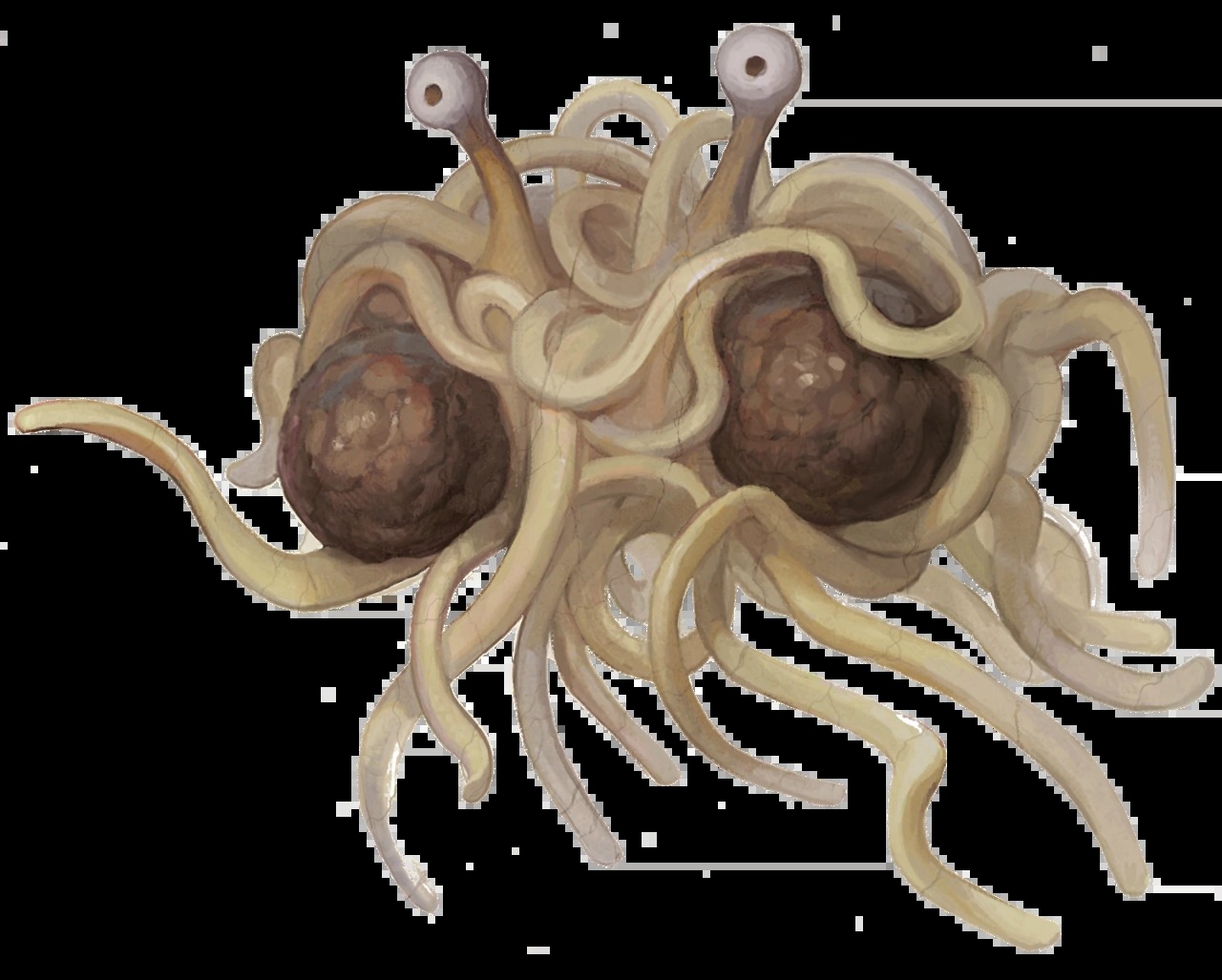 Flying Spaghetti Monster Blank Meme Template