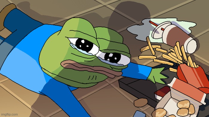 Pepe falling | image tagged in pepe falling | made w/ Imgflip meme maker