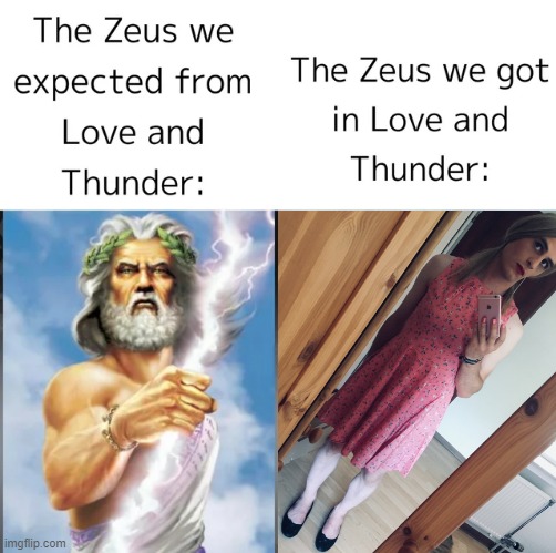 Bad Zeus | image tagged in thor | made w/ Imgflip meme maker