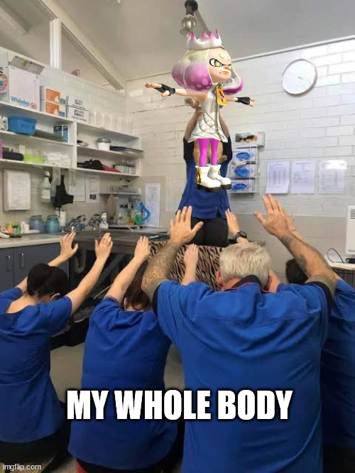 i like t-posing pearl- | MY WHOLE BODY | image tagged in people worshipping the cat | made w/ Imgflip meme maker