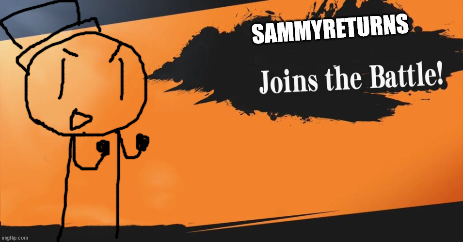 handie he's gonna help! | SAMMYRETURNS | image tagged in smash bros | made w/ Imgflip meme maker