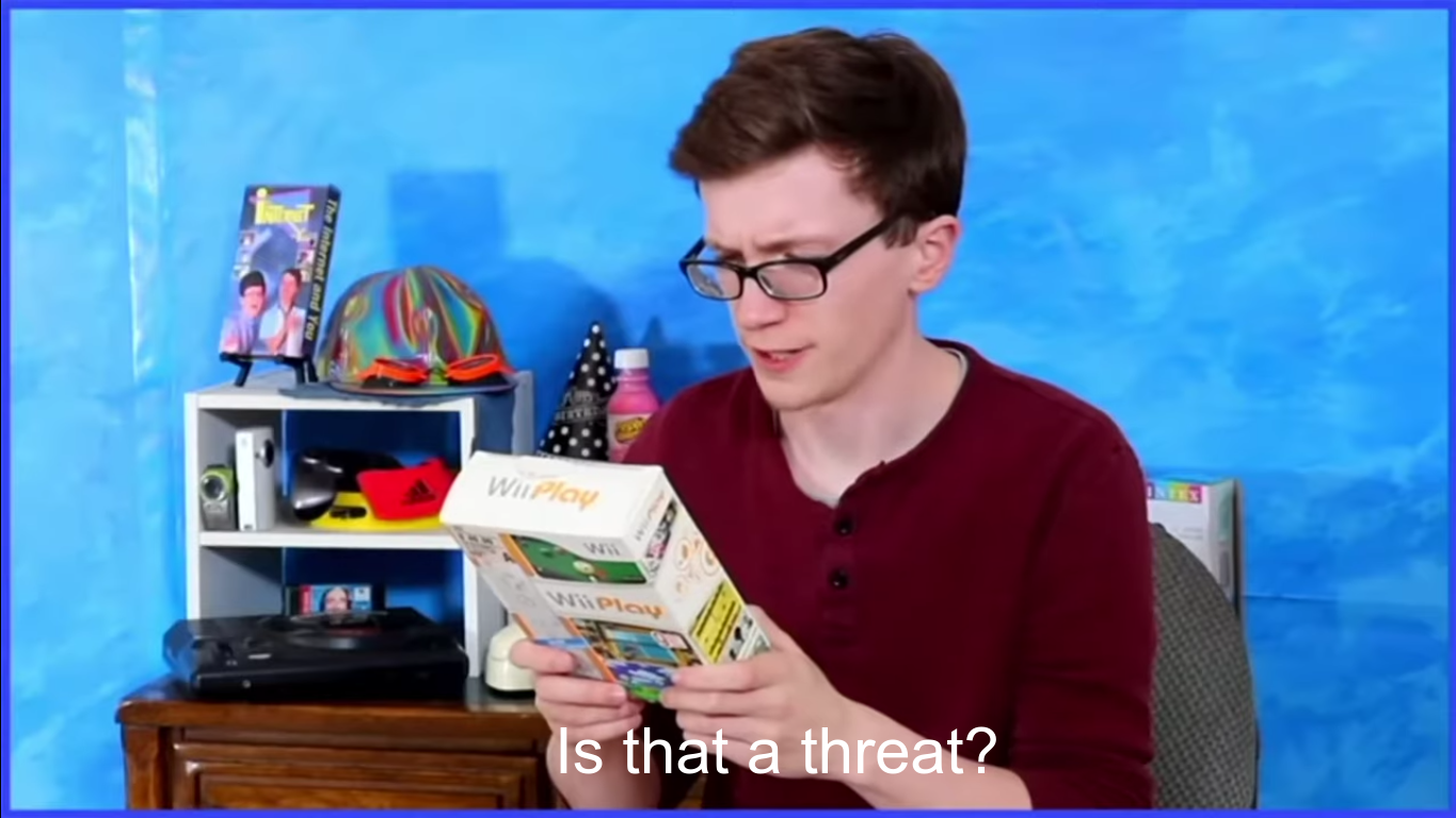 Is that a threat? Blank Meme Template