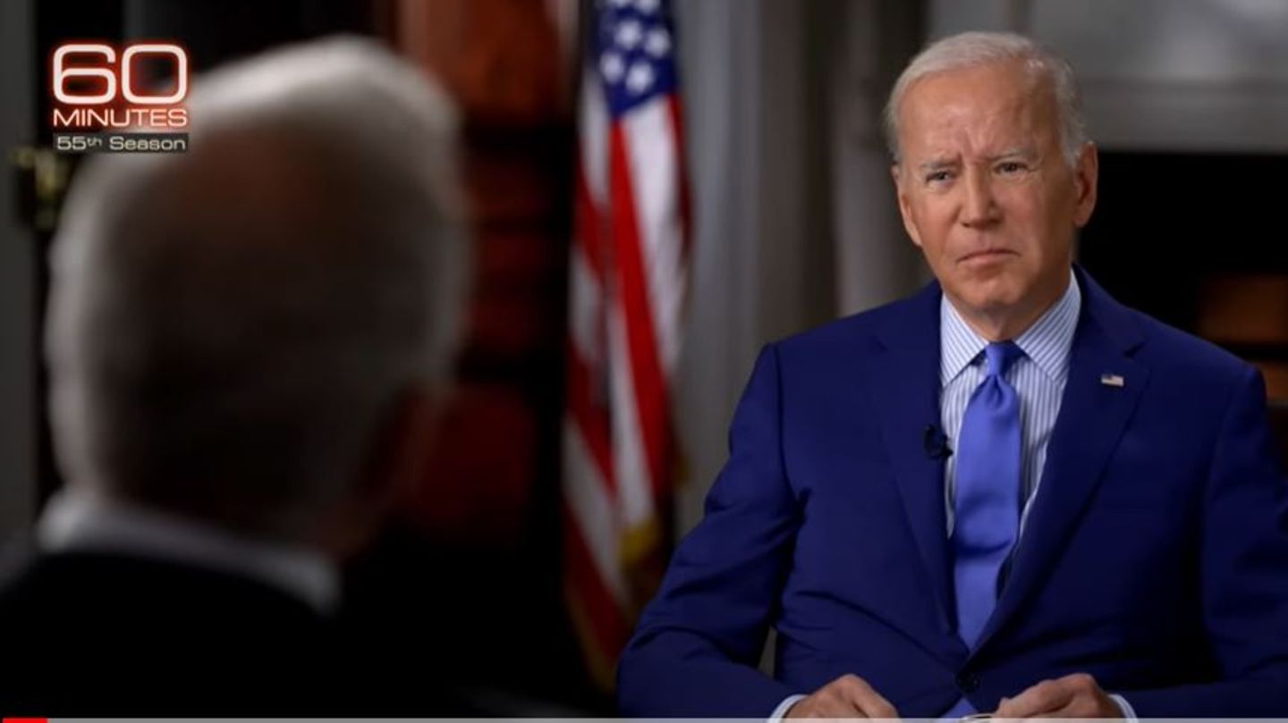 Joe Biden on 60 Minutes Blank Meme Template