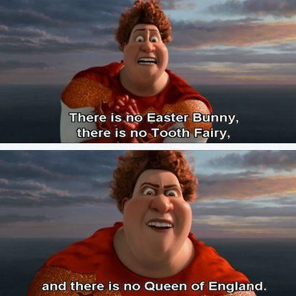 No Queen of England - Megamind Blank Meme Template