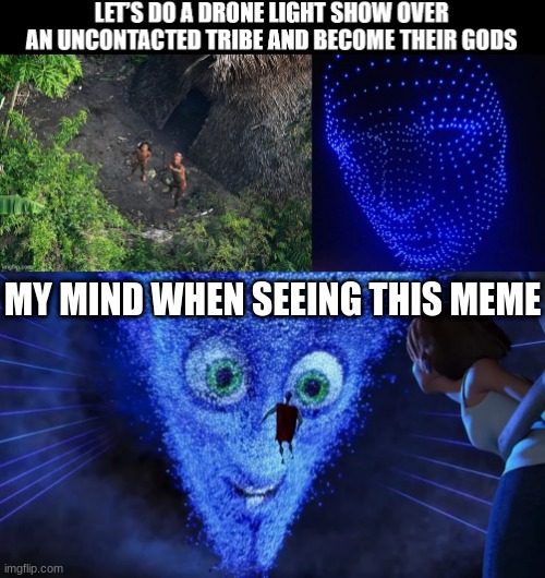 top meme made by DanBegino | MY MIND WHEN SEEING THIS MEME | image tagged in megamind | made w/ Imgflip meme maker