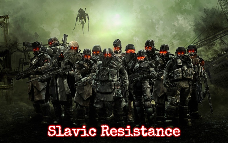 Helghast Army | Slavic Resistance | image tagged in helghast army,slavic resistance | made w/ Imgflip meme maker