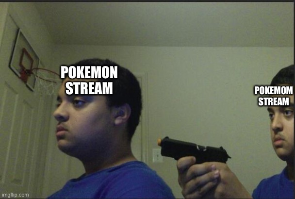 Trust Nobody, Not Even Yourself | POKEMON STREAM; POKEMOM STREAM | image tagged in trust nobody not even yourself | made w/ Imgflip meme maker