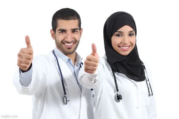 Muslim doctors | image tagged in muslim doctors | made w/ Imgflip meme maker