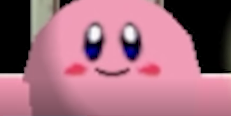 High Quality Kirby Close up Blank Meme Template