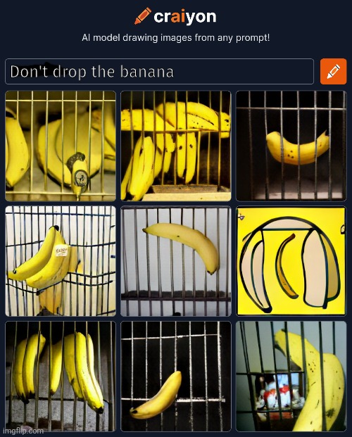 But why? Why would you do that? | Don't drop the banana | image tagged in where banana,banana,jail,stop it get some help | made w/ Imgflip meme maker
