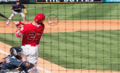 Mike Trout | image tagged in gifs,mike,trout | made w/ Imgflip images-to-gif maker