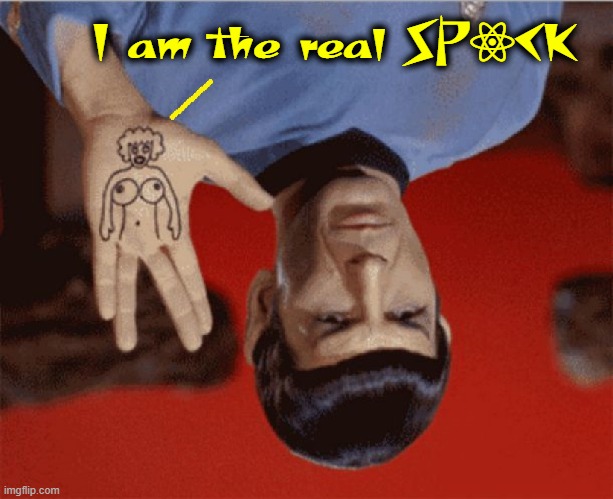 My Name is Tilly and I am Vulcan | I  am  the  real  SPOCK | image tagged in vince vance,hand puppet,leonard nimoy,mr spock,star trek,memes | made w/ Imgflip meme maker