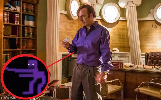 Saul Goodman is purple guy | made w/ Imgflip meme maker