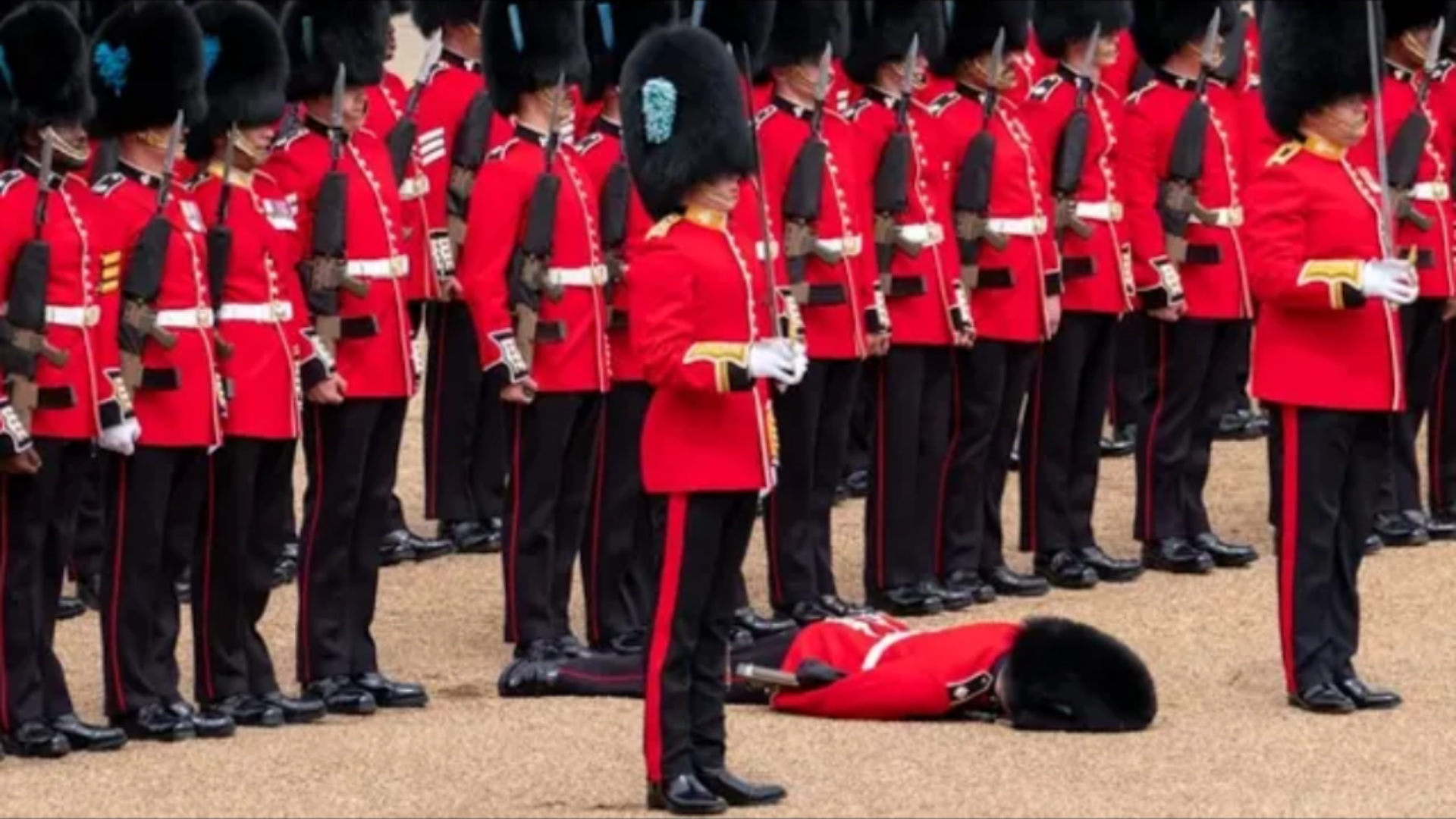 The Queen's Guard Blank Meme Template