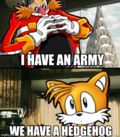 idk if tails should replace iron man | made w/ Imgflip meme maker