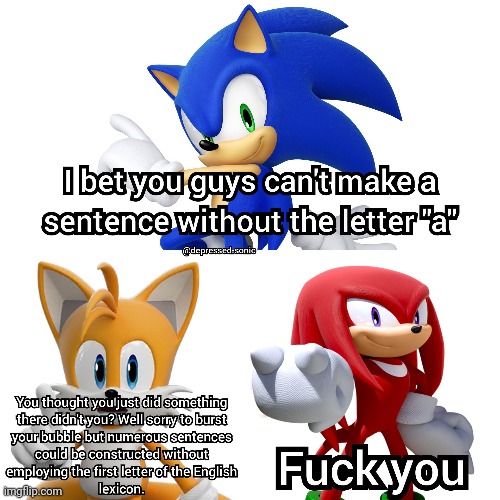 Thank you Knuckles | made w/ Imgflip meme maker