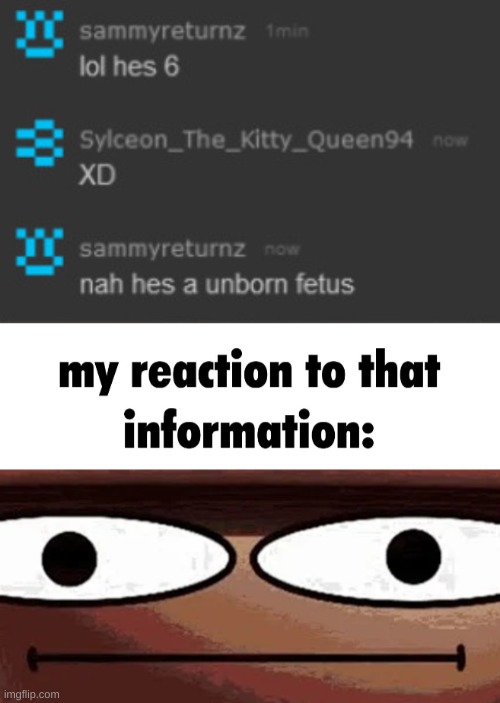 https://imgflip.com/i/6u3jqy [The original post] | image tagged in his reaction to that information,idk,stuff,s o u p,carck | made w/ Imgflip meme maker