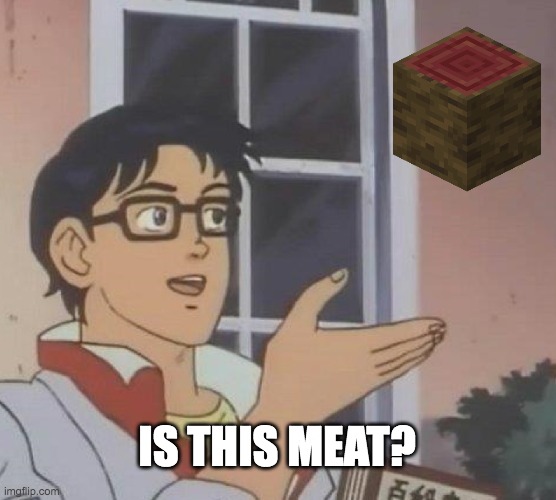 Is This A Pigeon | IS THIS MEAT? | image tagged in memes | made w/ Imgflip meme maker