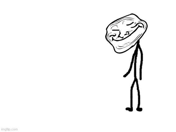 Trollface stickman