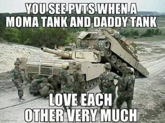 they make love and then comes out a .50 cal humvee | image tagged in humvee | made w/ Imgflip meme maker