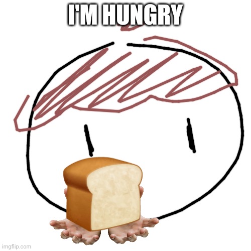 Blank (square) | I'M HUNGRY | image tagged in blank square | made w/ Imgflip meme maker
